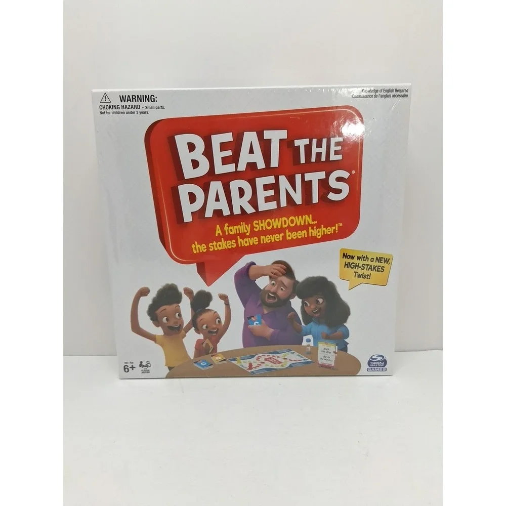 Brand New Sealed Beat the Parents Family Trivia Game by Spin Master